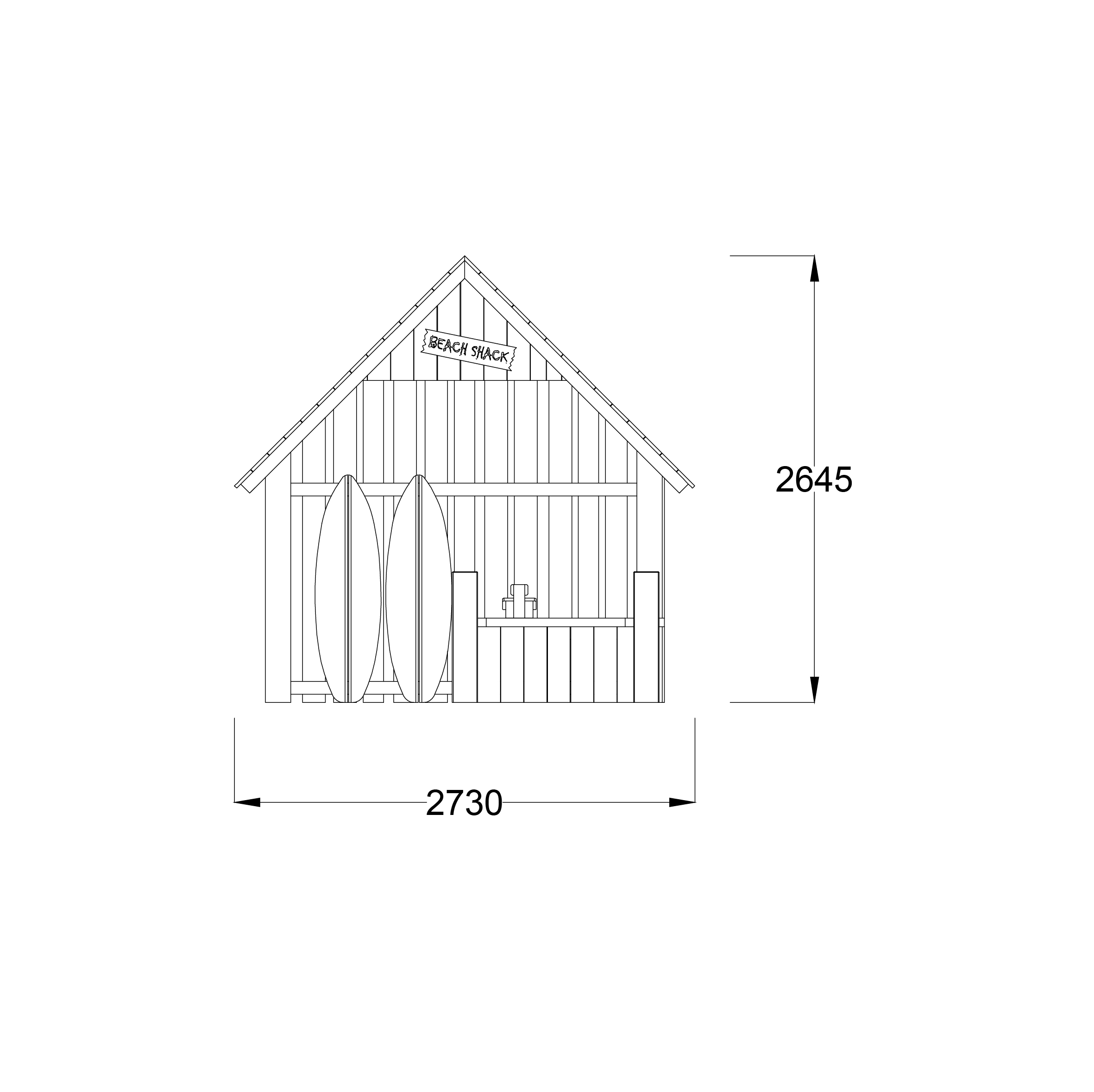 Beach Shack Cubby - Image 3